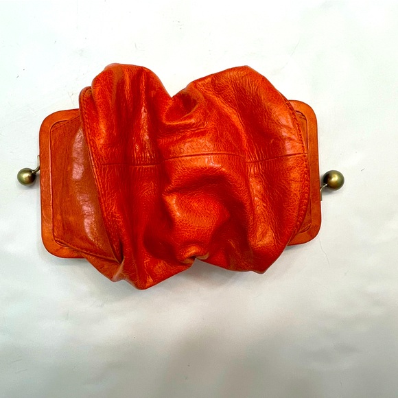 Hobo International Leather Handbag Orange - Picture 8 of 11